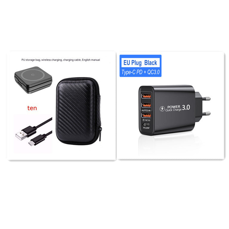 Portable 3-in-1 Wireless Charger